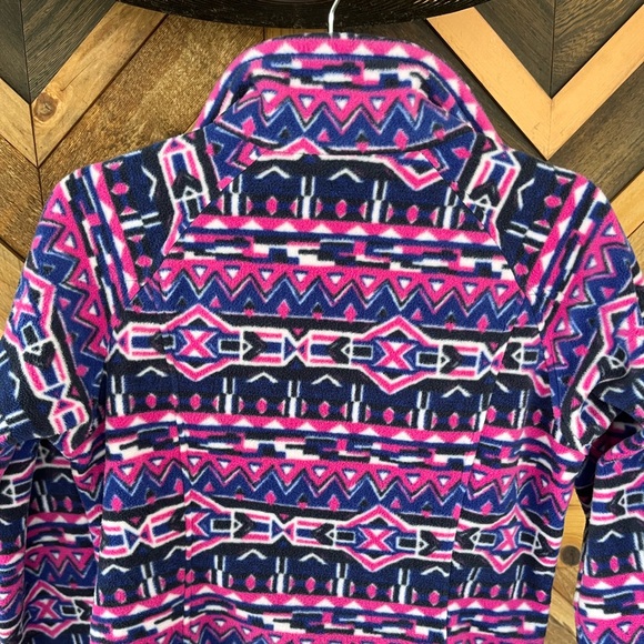 Women’s Columbia Zip Fleece Jacket Geo Shaped Size Small - Picture 7 of 8